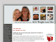 Tablet Screenshot of hcg-weight-loss-diet.com